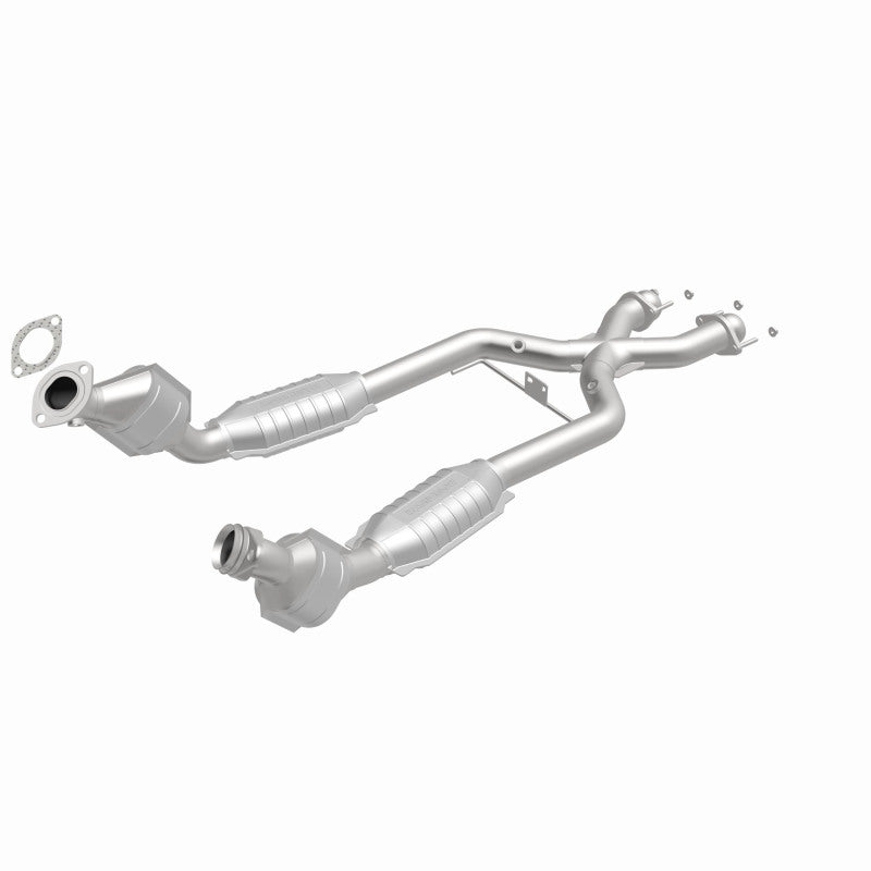 MagnaFlow Ford Mustang HM Grade Federal / EPA Compliant Direct-Fit Catalytic Converter 23163 360 Degree Image Set