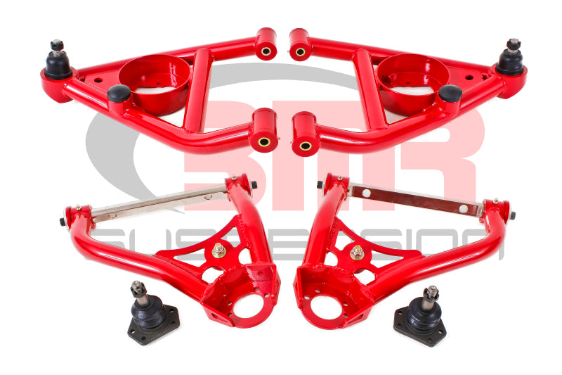 BMR 67-69 1st Gen F-Body Upper And Lower A-Arm Kit - Red AA029R AA029R Photo - Primary