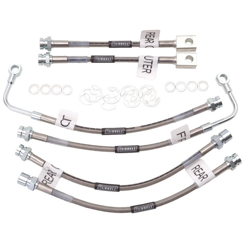 Russell Complete Brakeline Kit, 98-02 Camaro W/ Traction Control 692290 Photo - Primary