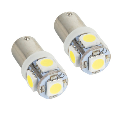 ORACLE Lighting Oracle BA9S 5 LED 3 Chip Bayonet Bulbs (Pair) - White 4904-001 4904-001 Photo - Mounted