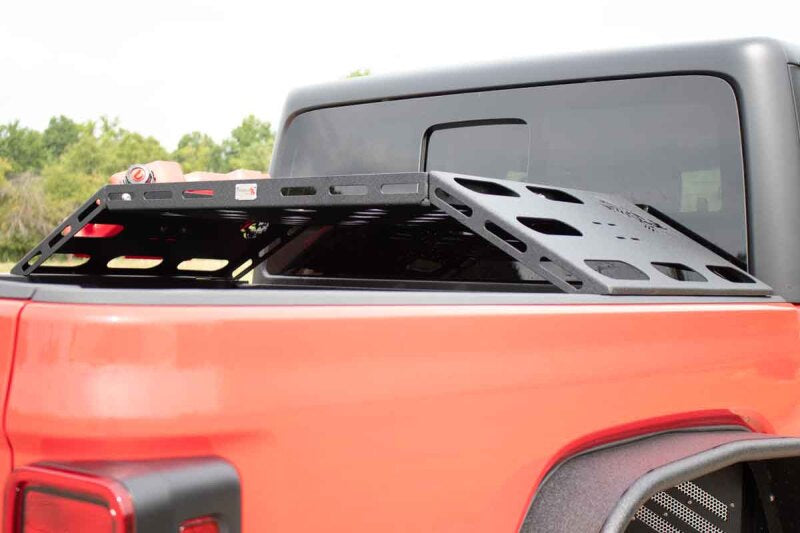 Fishbone Offroad 2020+ Jeep Gladiator Bed Storage Rack Steel Powdercoat FB21233 FB21233 Photo - lifestyle view