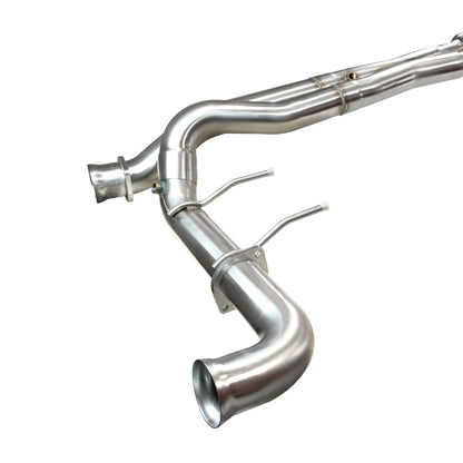 Kooks 11-14 Ford Raptor SVT Super Crew Cab 3in Off Road Side Exit Exhaust w/ Black Slash Cut Tips 13525180 13525180 Photo - Primary