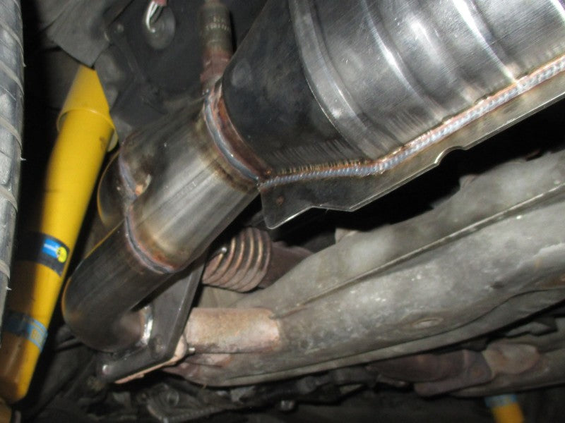 aFe Power Direct Fit 409 SS Catalytic Converter 84-89 Porsche Carrera 911 H6-3.2L 47-46401 47-46401 Photo - Mounted