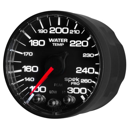 Autometer Spek-Pro - Nascar 2-1/16in Water Temp 100- 300F Bfb Ecu P546328 P546328 User 4