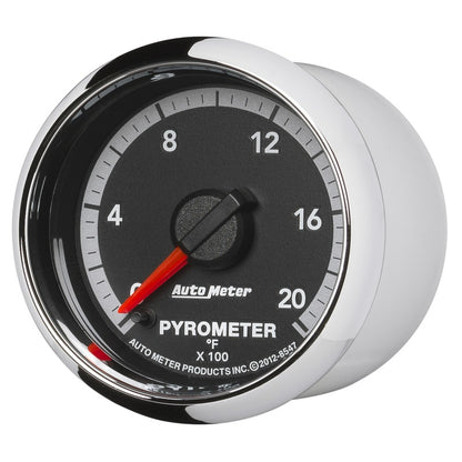 Autometer 2-1/16" Pyrometer, 0-2000 °F, Stepper Motor, Gen 4 Dodge Factory Match 8547 User 2