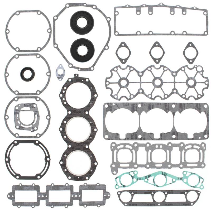 Vertex Pistons Vertex Gaskets 95-96 Yamaha 1100 Wave Raider Complete Gasket Kit w/ Oil Seals 611604 611604 Photo - Primary