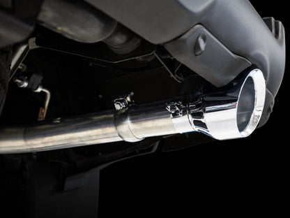 AWE Tuning 19-21 RAM 1500 5.7L (w/Cutouts) 0FG Dual Rear Exit Cat-Back Exhaust - Chrome Silver Tips 3015-32005 3015-32005 Photo - Mounted