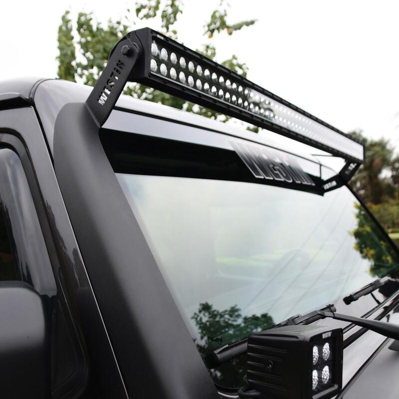 Westin 18-19 Jeep Wrangler Pillar LED Light Mount - Black 62-41085 62-41085 Photo - Mounted