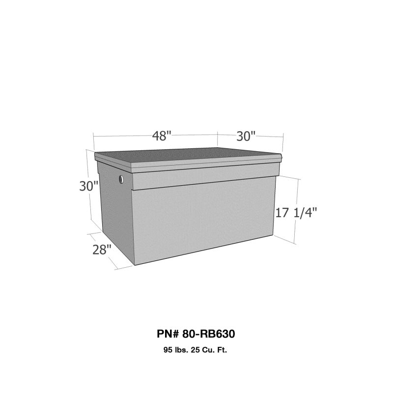 Westin/Brute Maximus 30in Chest - Aluminum 80-RB630 80-RB630 Photo - Unmounted