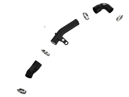 aFe 19-22 Hyundai Veloster N L4 2.0L (t) BladeRunner 2-1/2in Aluminum Hot Charge Pipe - Black 46-20646-B 46-20646-B Photo - Unmounted