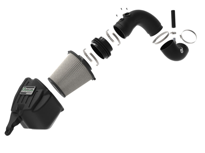 aFe Quantum Cold Air Intake System w/ Pro Dry S Media 10-12 Dodge Ram Diesel Trucks L6-6.7L (td) 53-10015D 53-10015D Photo - Unmounted