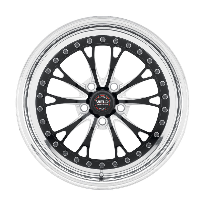 Weld Vitesse 17x10 / 5x4.5mm BP / 8in. BS Low Pad Black Wheel - Polished Non-Beadlock 94LB7100A80A 94LB7100A80A Photo - Primary