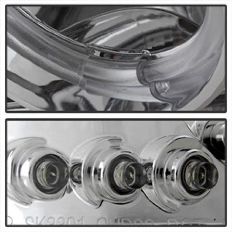 Spyder GMC Sierra 1500/2500/3500 99-06 Projector Headlights LED Halo LED Chrome PRO-YD-CDE00-HL-C 5009364 5009364 Photo - Unmounted