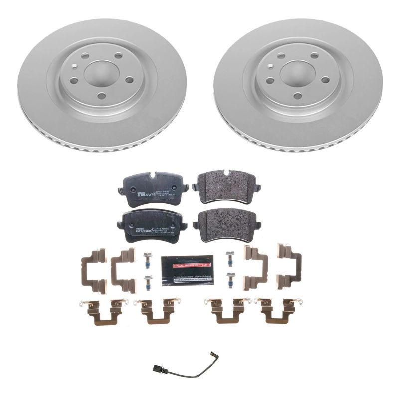 Power Stop 2012 Audi A7 Quattro Rear Euro-Stop Brake Kit ESK6001 ESK6001 Photo - Primary