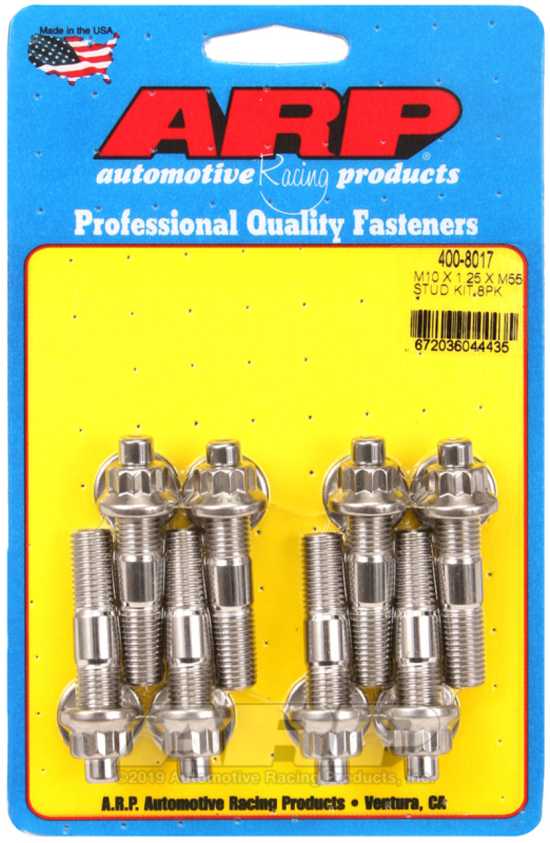 ARP M10 X 1.25 X 55mm Accessory Stud Kit 400-8017 Photo - Primary