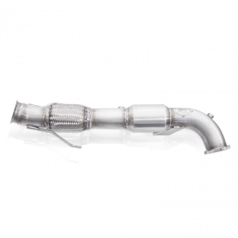 Stainless Works 2016-18 Ford Focus RS 3in High-Flow Cats Downpipe Factory Connection FCRS16DPCAT FCRS16DPCAT User 2