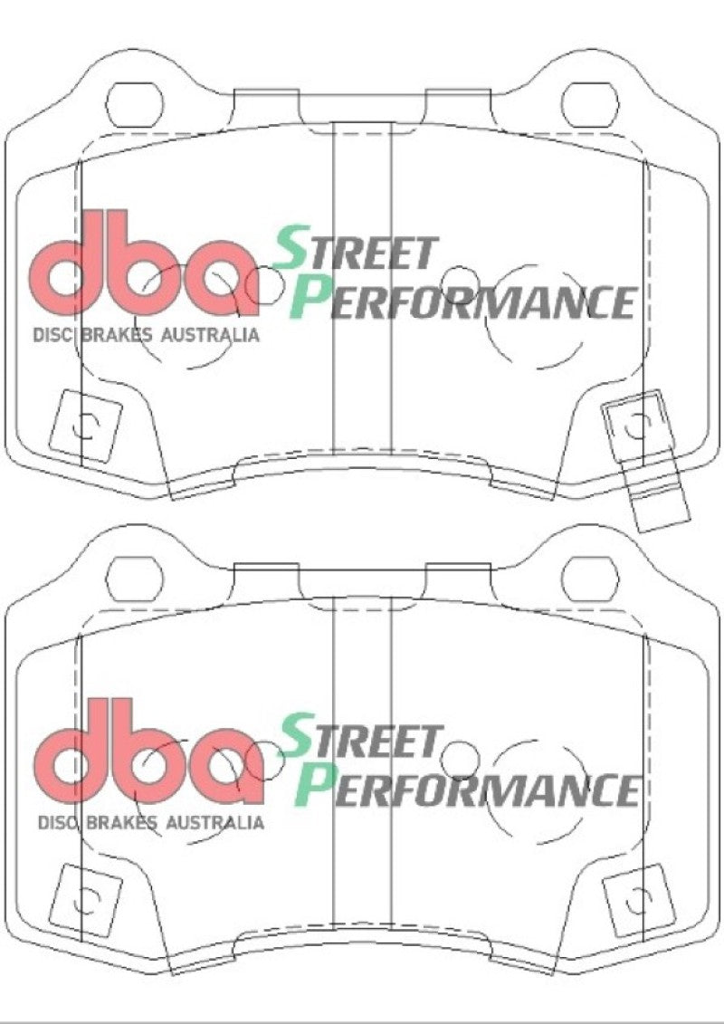 DBA 11-22 Jeep Grand Cherokee SP Performance Front Brake Pads DB8805SP DB8805SP Photo - out of package