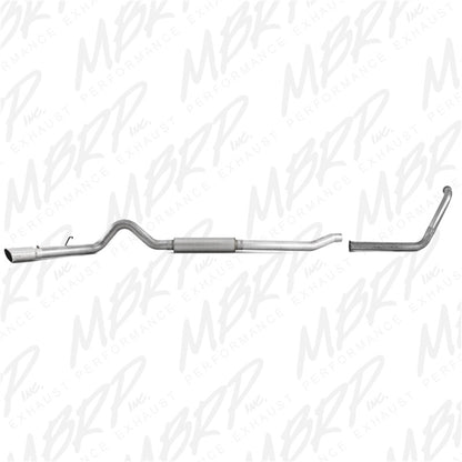 MBRP 2003-2007 Ford F-250/350 6.0L EC/CC Turbo Back Single Side (Stock Cat) S6206AL Photo - Primary
