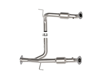 aFe Toyota Tacoma 05-15 V6-4.0L Twisted Steel Y-Pipe w/ Cat 48-46006-RC 48-46006-RC Photo - Unmounted