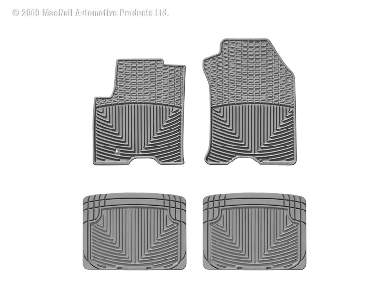 WeatherTech WT Rubber Mats - Rear - Grey Floor Mats Floor Mats - Rubber main image