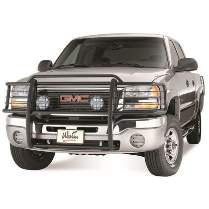 Westin 2003-2007 GMC Sierra Classic 2500HD/3500 Sportsman Grille Guard - Black 40-1265 40-1265 Photo - Mounted