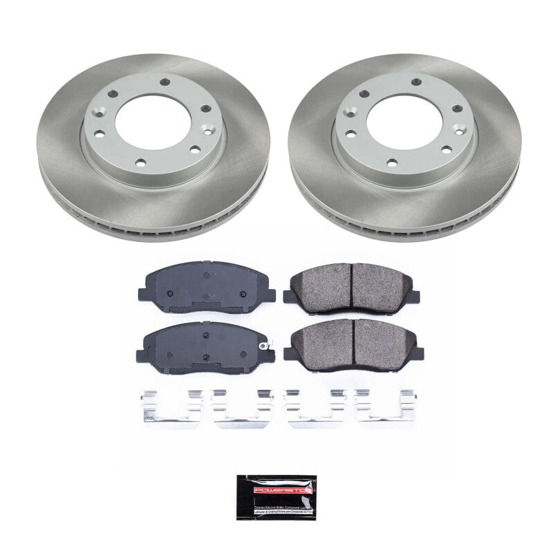 PowerStop Power Stop 2014 Kia Sedona Front Semi-Coated Rotor Kit SC4664 SC4664 Photo - Primary
