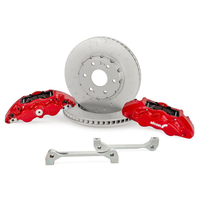 Alcon 19+ Silverado/Sierra 20+ Suburban/Tahoe/Yukon/Esc 355x33mm 6-Piston Red Caliper FRT Brake Kit BKF1559BF58 BKF1559BF58 User 1