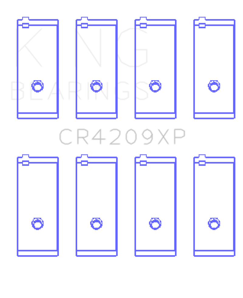 King Engine Bearings King Toyota 3SGTE (Size 0.025mm) Performance Rod Bearing Set CR4209XP.026 CR4209XP.026 Photo - Primary