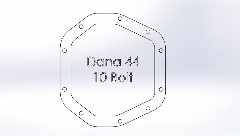 aFe 97-18 Jeep Wrangler TJ/JK Dana 44 Street Series Differential Cover w/ Machined Fins - Raw 46-71110A 46-71110A Photo - Unmounted