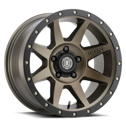 ICON Rebound 17x8.5 5x5.5 0mm Offset 4.75in BS Bronze Wheel 1817858547BR 1817858547BR Photo - Primary