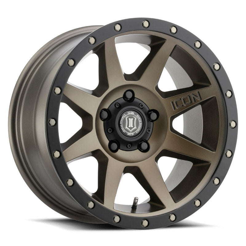 ICON Rebound 17x8.5 5x5.5 0mm Offset 4.75in BS Bronze Wheel 1817858547BR 1817858547BR Photo - Primary