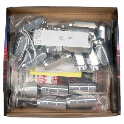 McGard 8 Lug Hex Install Kit w/Locks (Cone Seat Nut) M14X1.5 / 13/16 Hex / 1.945in. L - Chrome 84820 84820 Photo - in package