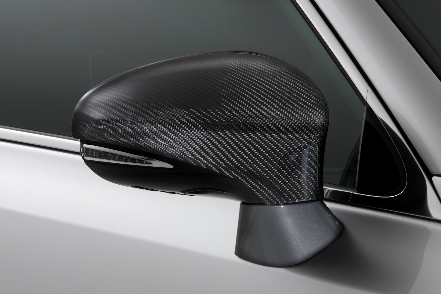 TOM'S Racing Carbon Mirror Covers - Lexus GS, GS-F / RC, RC-F / IS (14-20) / CT (11-17)