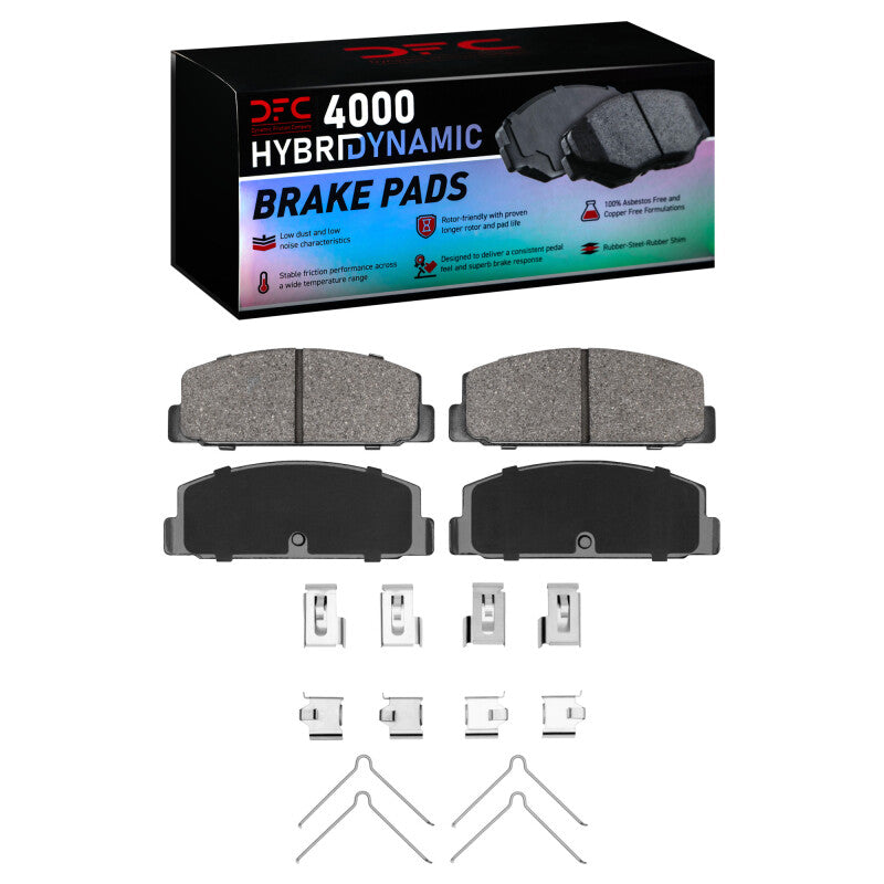 DFC DFC 4000 HybriDynamic Brake Pads Brakes, Rotors & Pads Brake Pads - OE main image