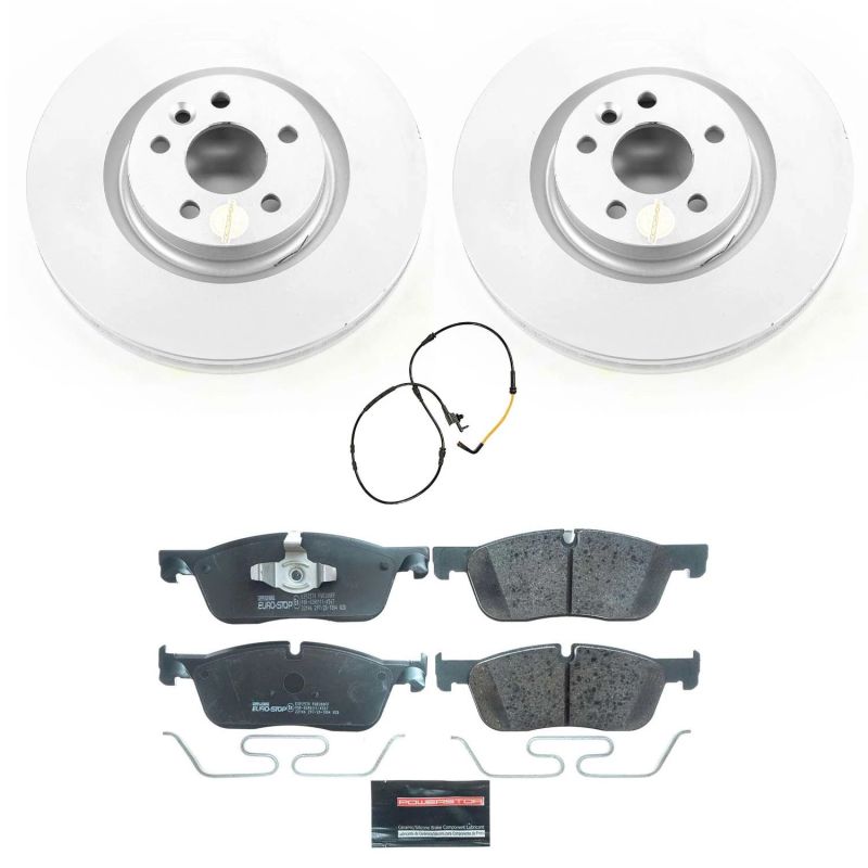 Power Stop 18-19 Jaguar E-Pace Front Euro-Stop Brake Kit ESK8107 ESK8107 Photo - Primary
