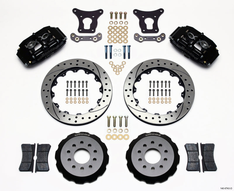 Wilwood BNSL6 Front Kit 12.88in Drilled 93-97 Camaro/Firebird 140-6743-D 140-6743-D Photo - Primary