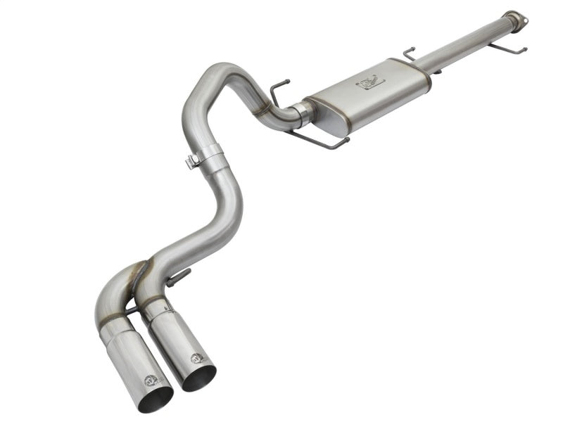 aFe Rebel Series Cat-Back Exhaust System w/ Mid-Side Exit Polished Tips 49-46030-P Photo - Primary