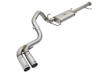 aFe Rebel Series Cat-Back Exhaust System w/ Mid-Side Exit Polished Tips 49-46030-P Photo - Primary