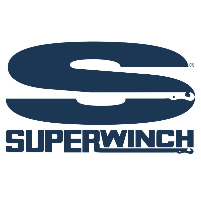 Superwinch 10000 LBS 12 VDC 3/8in x 80ft Synthetic Rope SX 10000 Winch 1710201 1710201 Logo Image