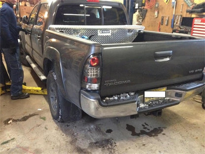 Spyder Toyota Tacoma 05-15 LED Tail Lights Black ALT-YD-TT05-LED-BK 5007919 5007919 Photo - Mounted