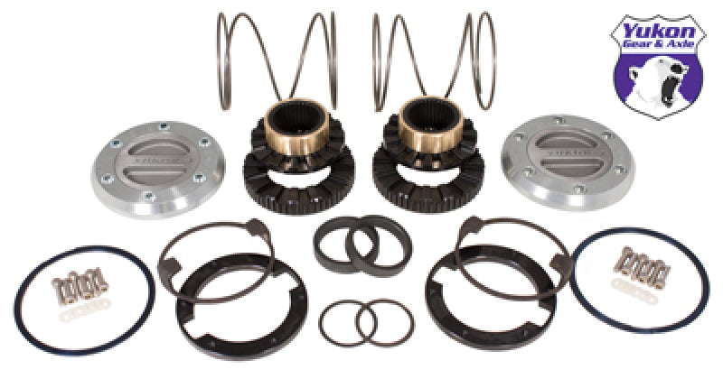 Yukon Gear & Axle Yukon Gear Hardcore Locking Hub Set For GM 8.5in Front & Dana 44 / 19 Spline YHC70007 YHC70007 Photo - Primary