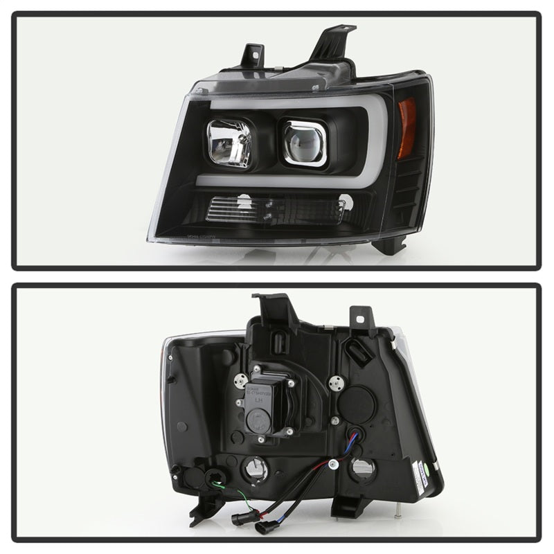 Spyder 07-14 Chevy Suburban/1500/2500/Tahoe V2 Projector Headlights All Blk PRO-YD-CSUB07V2-DRL-BKV2 5085986 5085986 Photo - Unmounted