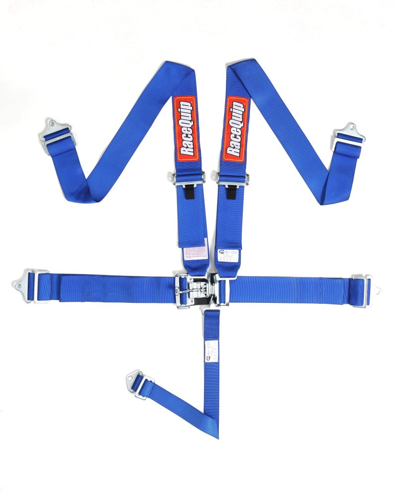 Racequip 5-Point Latch & Link SFI 16.1 Harness Set - Blue 711021 Photo - Primary