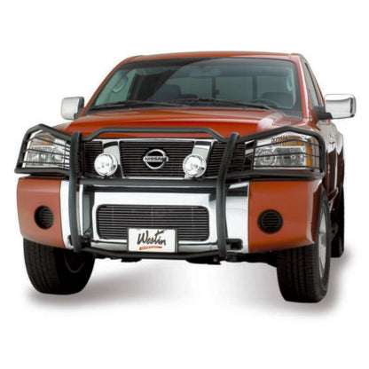 Westin 2004-2015 Nissan Titan/Armada Sportsman Grille Guard - Black 40-1485 40-1485 Photo - Mounted