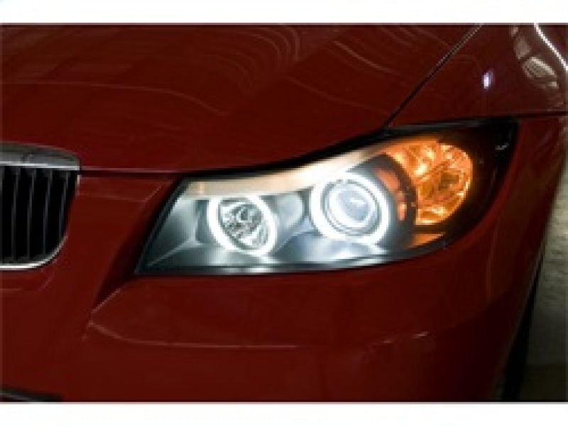 Spyder BMW E90 3-Series 06-08 4DR Projector CCFL Halo - Eyebrow Bulb Blk- PRO-YD-BMWE9005-CCFL-BK 5029652 5029652 Photo - Mounted