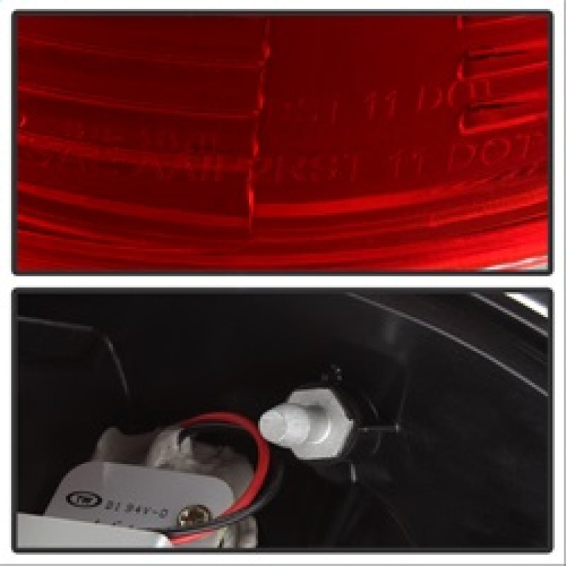 Spyder Ford F150 side 97-03/F250/350 Duty 99-07 LED Tail Lights Red Clear ALT-YD-FF15097-LED-RC 5003485 5003485 Photo - Unmounted