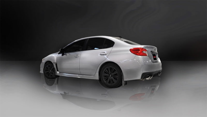 Corsa Performance Catback Exhaust System W/ Polished Tips Subaru WRX STI 2015+ 14857 Photo - Mounted