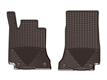 WeatherTech 2015+ Mercedes-Benz C-Class Sedan/Coupe/Cabriolet Front Rubber Mats - Cocoa W429CO W429CO Photo - Unmounted