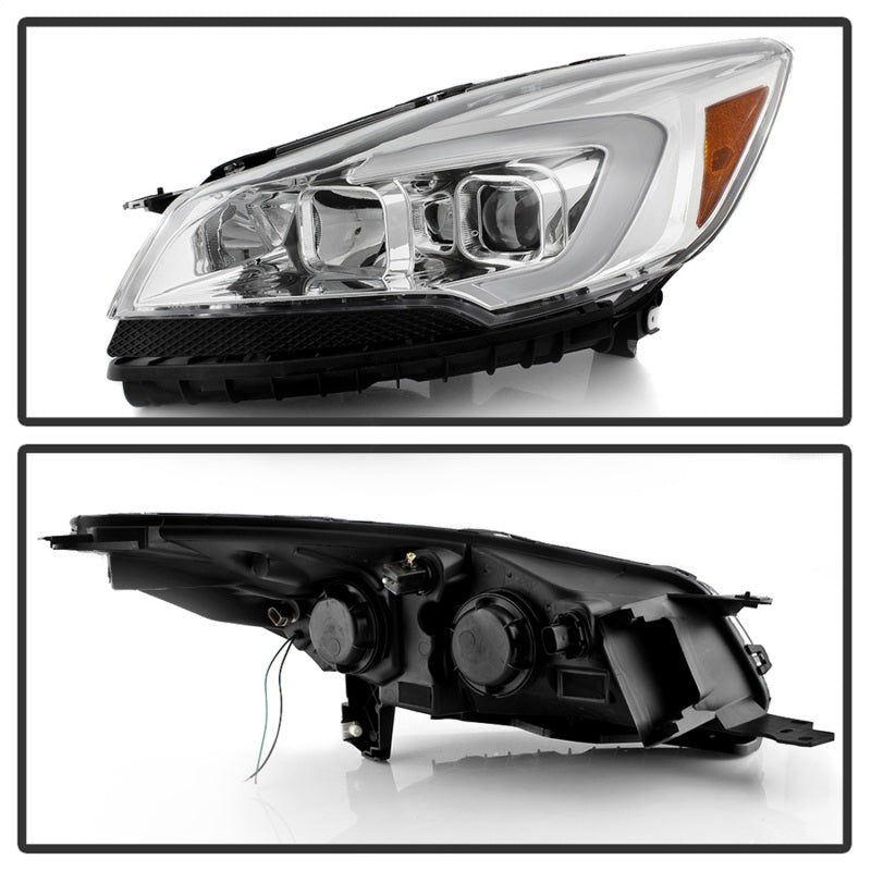 SPYDER xTune 13-16 Ford Escape 13-16 LED Light Bar Halogen Proj Headlights - Chrome (PRO-JH-FESCA13-LB-C) 9042928 9042928 Photo - Unmounted
