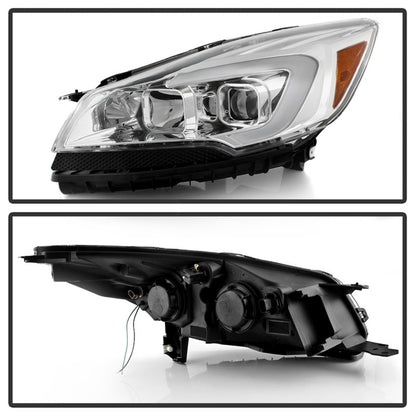 SPYDER xTune 13-16 Ford Escape 13-16 LED Light Bar Halogen Proj Headlights - Chrome (PRO-JH-FESCA13-LB-C) 9042928 9042928 Photo - Unmounted